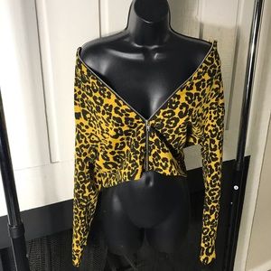 Cheetah Blouse.